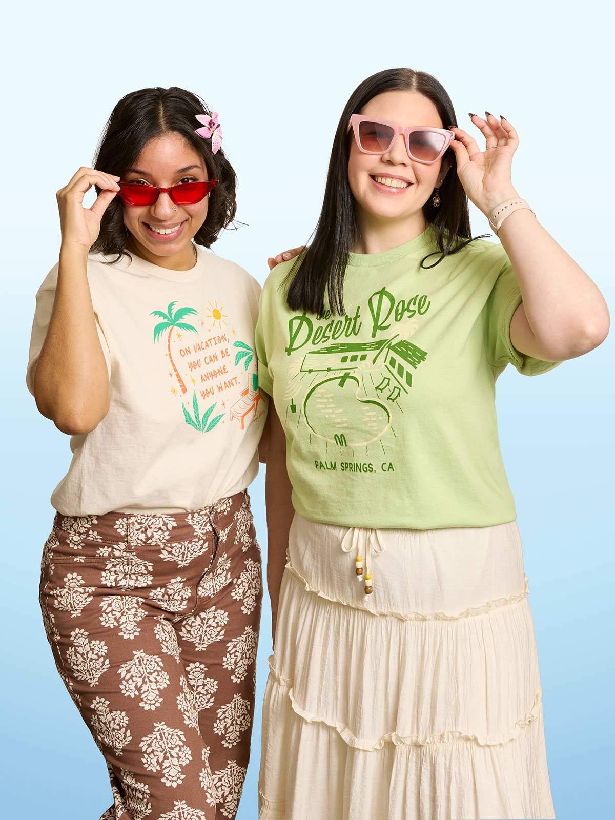 Emily Henry: On Vacation You Can Be Anyone You Want Unisex T-Shirt - Image 3